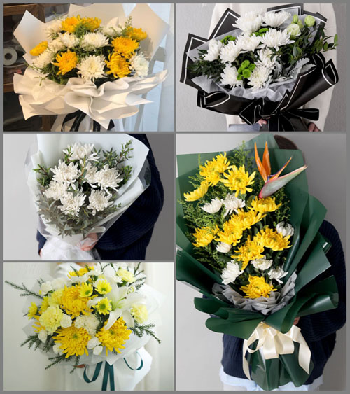 西藏日喀则市拉孜县查务乡白事花束代送